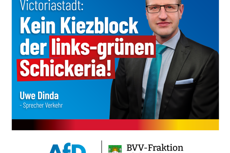 Uwe Dinda ist gegen Kiezblocks in Lichtenberg