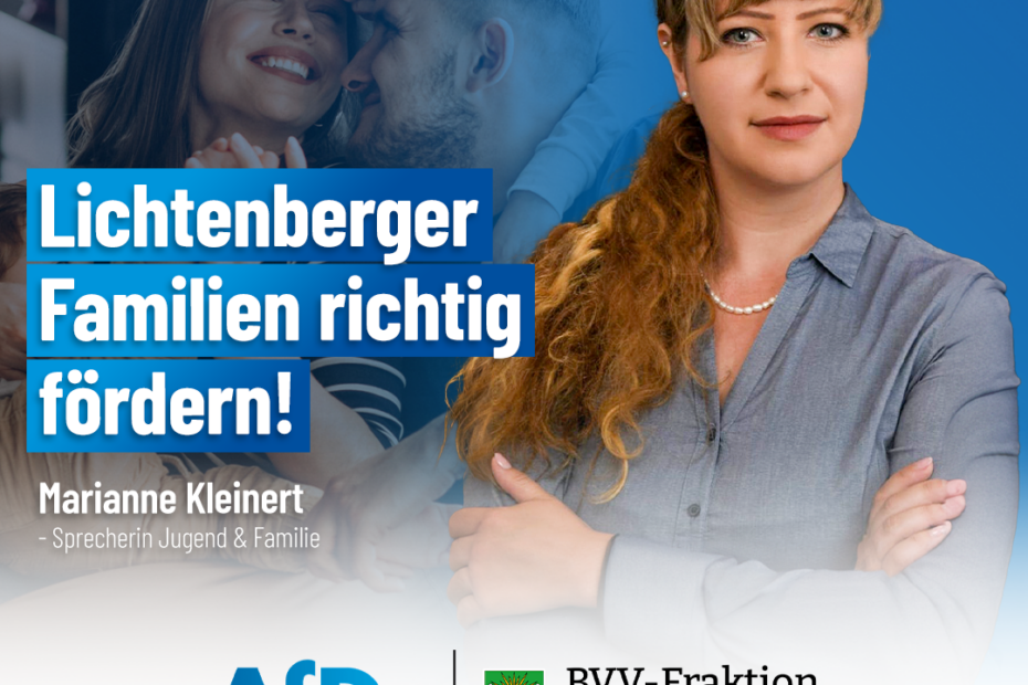 Die AfD will Familien in Lichtenberg fördern!