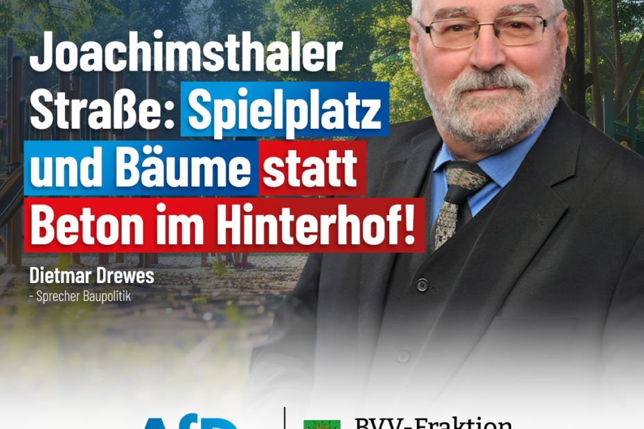 Die AfD will keine Hinterhofbebauung in Lichtenberg!