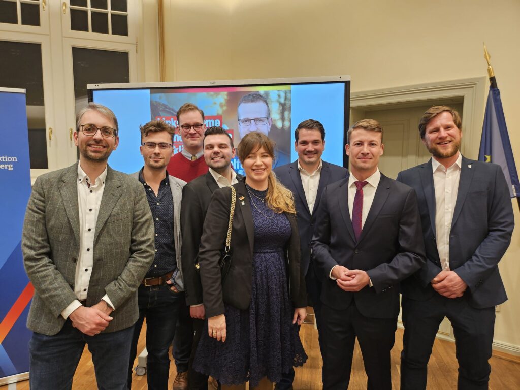 Jungpolitiker der AfD in Lichtenberg