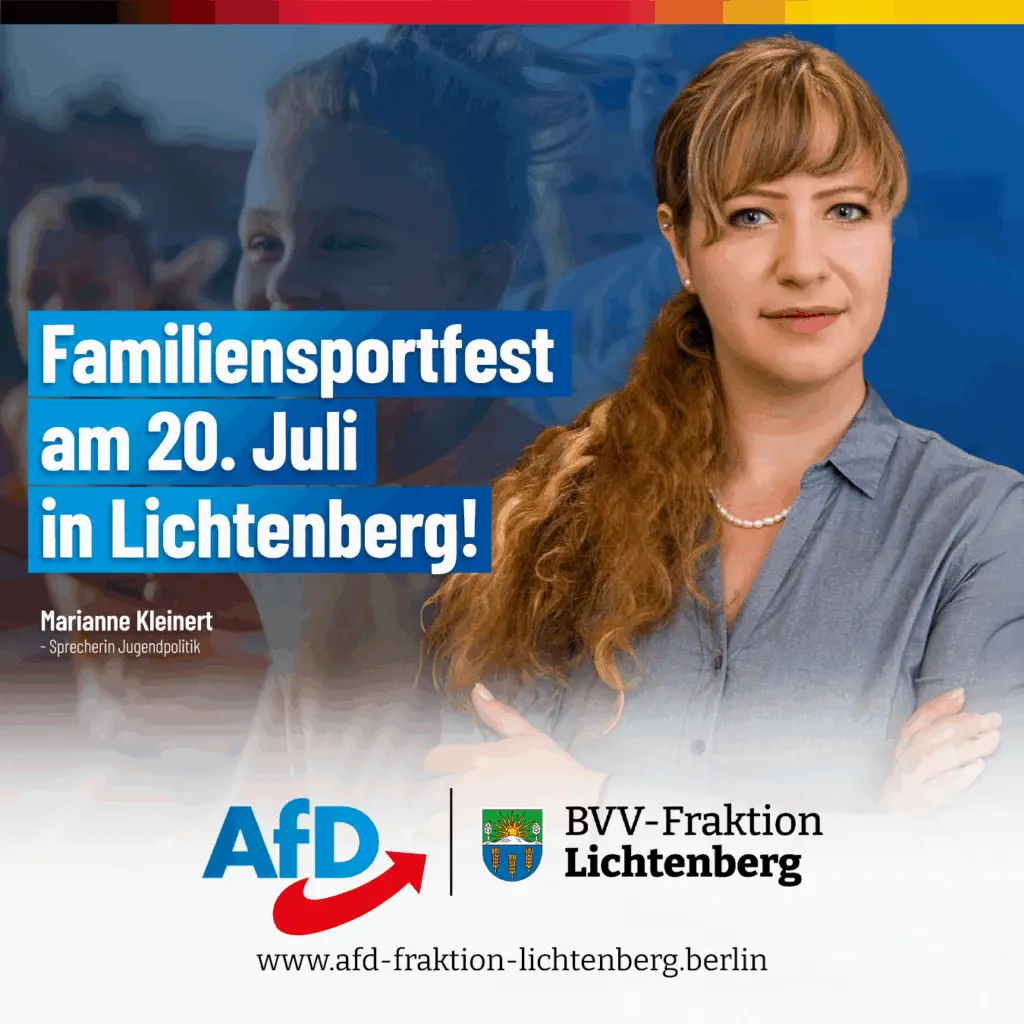 Marianne Kleinertengagiert sich für den Sport in Lichtenberg