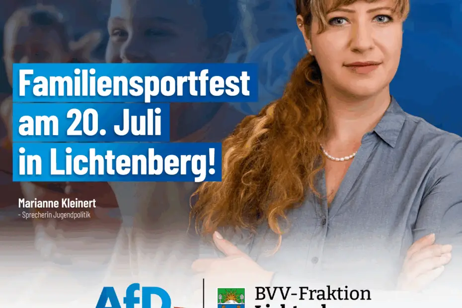 Marianne Kleinertengagiert sich für den Sport in Lichtenberg