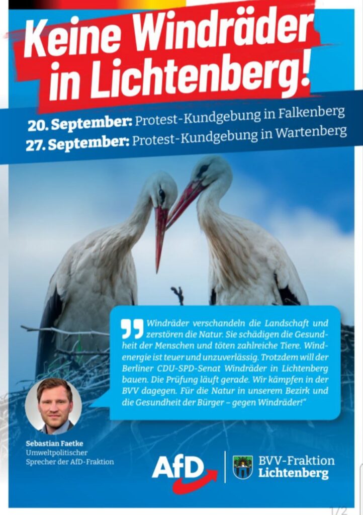 Keine Windräder in Lichtenberg