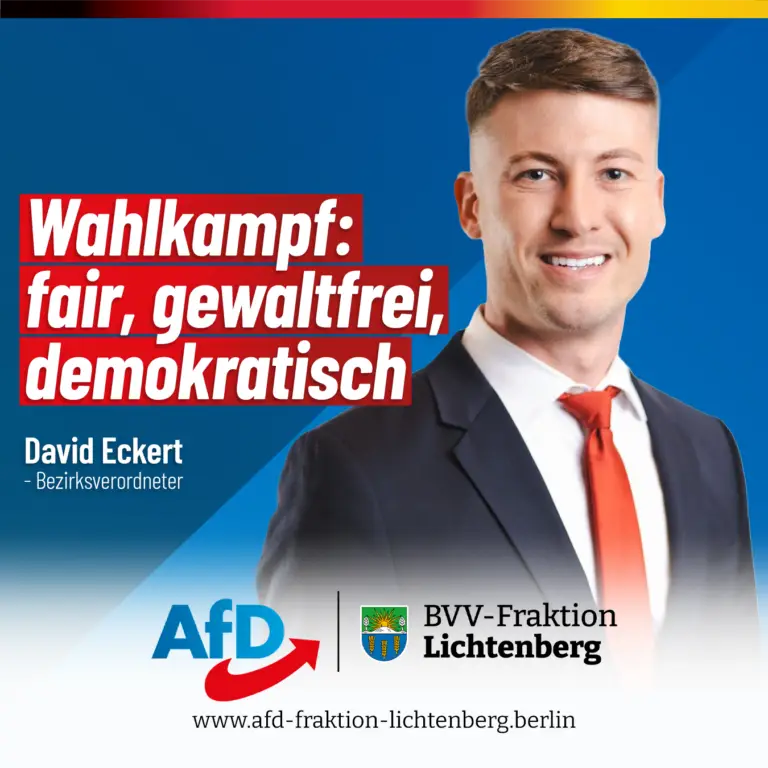 AfD heißt fairer Wahlkampf, der die Demokratie schützt